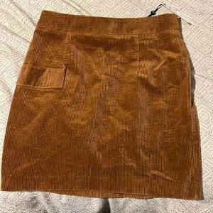 Corduroy skirt, new with tags. Size small